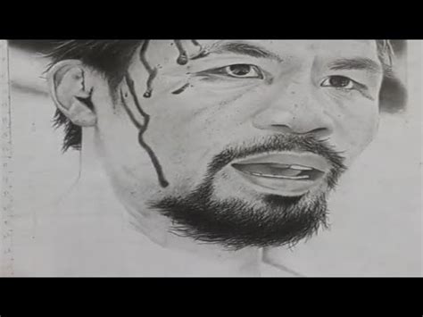 Manny Pacquiao Charcoal Portrait YouTube