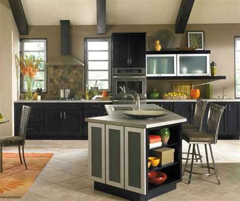 Black Kitchen Cabinets - Kemper Cabinetry