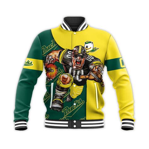 Oregon Ducks Baseball Jacket Football Go On – NCAA – Meteew