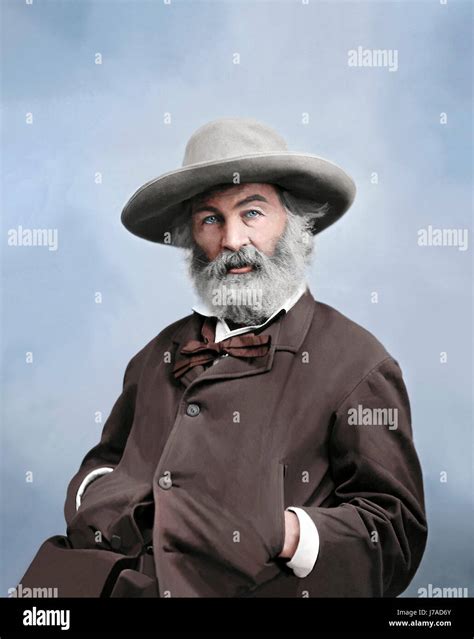 Walt Whitman Portrait Circa Stock Photo Alamy