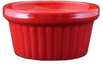 2 Oz Fluted Red Ramekin