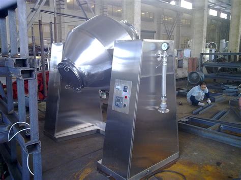 Double Conical Rotary Cone Vacuum Dryer Machine For Chemical Industry