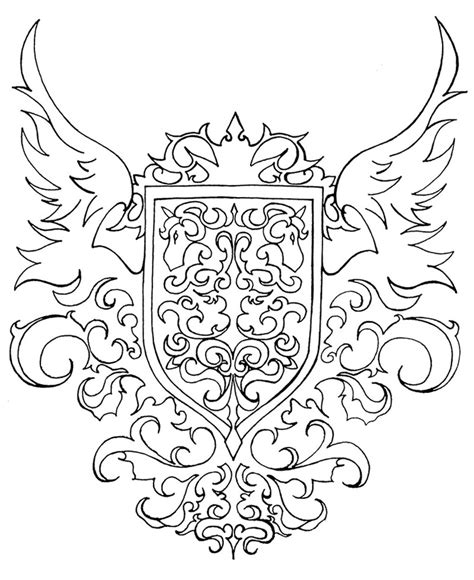 Coat Of Arms Crest By Xerothera On Deviantart