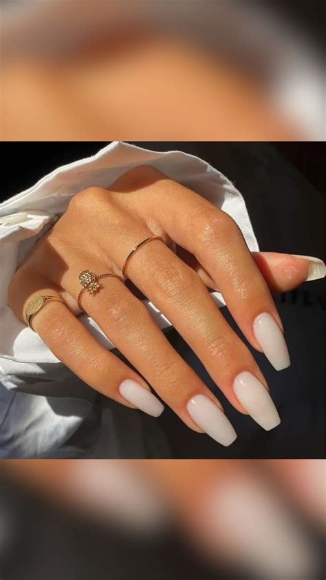 Summer Nail Design Ideas Simple Nails Nude Nails White Nails Cute Nails Simple