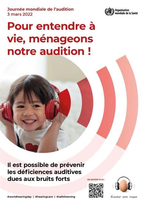 3 Mars 2022 Journée Mondiale de lAudition World Hearing Day