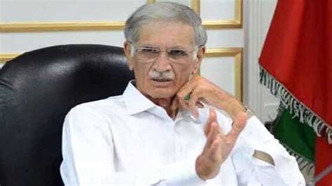 Ptis Pervez Khattak Steps Down From Party Position The Frontier Post