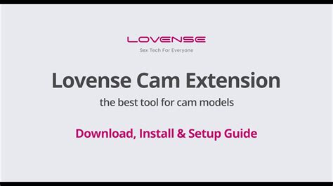 Cam 101 Lovense Cam Extension Download Installation And Setup Guide