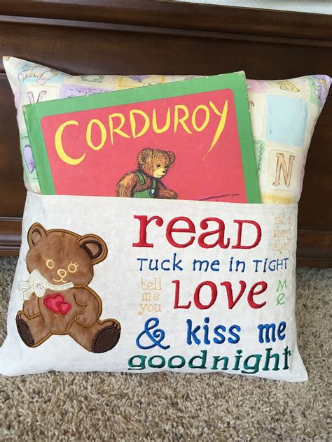 Pillow Reading Pillow Book Pocket 16 X 16 Pillow Reading - Etsy