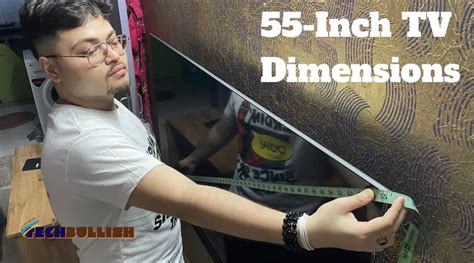 I Measured My 55-inch TV Dimensions(Width,Height)