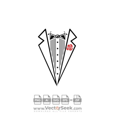 Tuxedo Shirt Logo Vector - (.Ai .PNG .SVG .EPS Free Download)