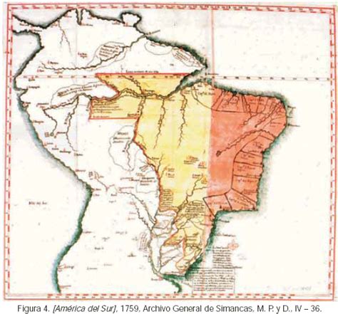 SciELO Brasil O Mapa Das Cortes E O Tratado De Madrid A Cartografia