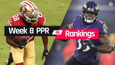 Week 8 Fantasy Rb Ppr Rankings Must Starts Sleepers Potential Busts