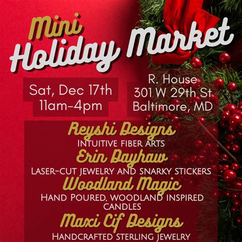 Mini Holiday Market | Visit Baltimore