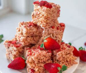 Easy Strawberry Rice Krispie Treats Jennifer Cooks