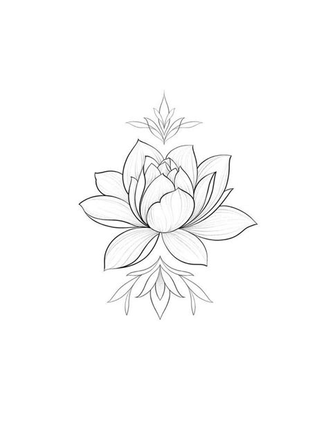 Pin By Edson Lopes Tattoo On Flash Lotus Tattoo Design Small Lotus