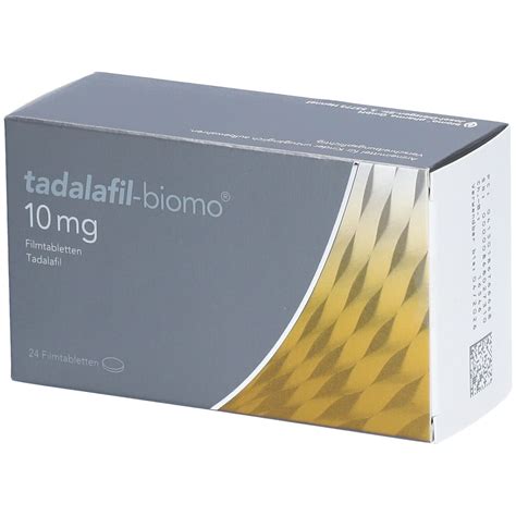 Tadalafil Biomo 10 Mg Filmtabletten 24 St Mit Dem E Rezept Kaufen