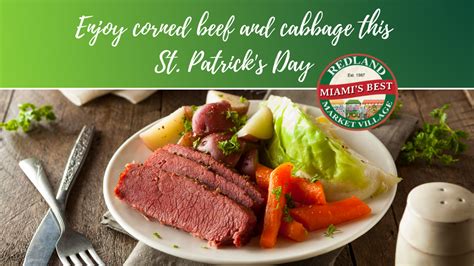 Cooking With Redland Enjoy Corned Beef And Cabbage This St Patricks Day