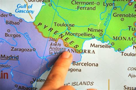 Mapa Frontera España Francia | Mapa