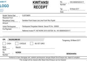 Kwitansi Pengertian Fungsi Jenis Dan Pentingnya Dalam Bisnis