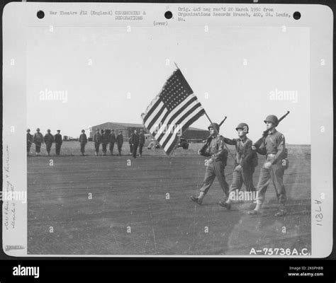 Review Of The Th Troop Carrier Group At An Air Base Somewhere In