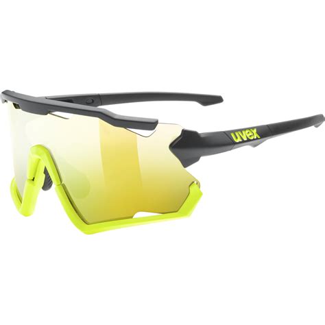 Uvex Sportstyle Set Bril Black Yellow Matt Mirror Yellow Clear