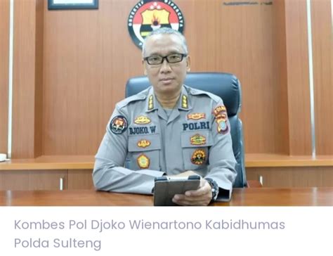 Polda Sulteng Sedang Tangani Kasus Tppo Dengan Tersangka Orang