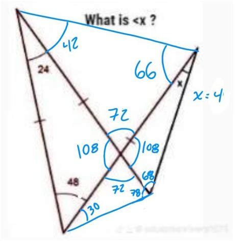 Value Of X Triangle Brainly Lat