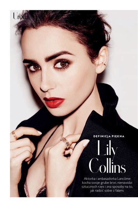 LILY COLLINS In Instyle Magazine Poland March 2018 Issue HawtCelebs