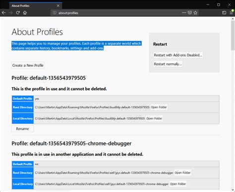 A Detailed Look At Aboutprofiles In Firefox Ghacks Tech News