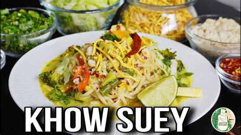 Burmese Khow Suey Recipe Veg KHOW SUEY Most Delicious Recipe No Onion