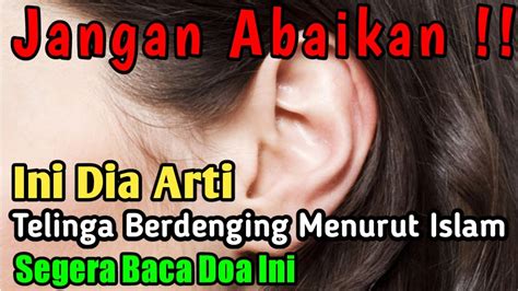 Arti Telinga Berdenging Arti Telinga Berdenging Menurut Islam Arti