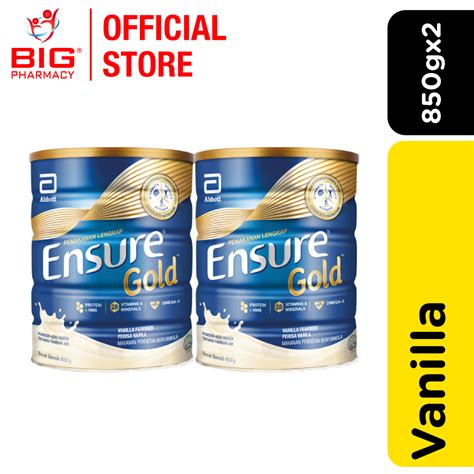 Ensure Gold Vanilla 850g X 2 Big Pharmacy