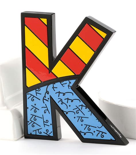 Romero Britto Letter Each Alphabet New T Boxed Ebay