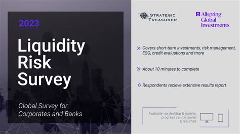 2023 Liquidity Risk Survey Strategic Treasurer