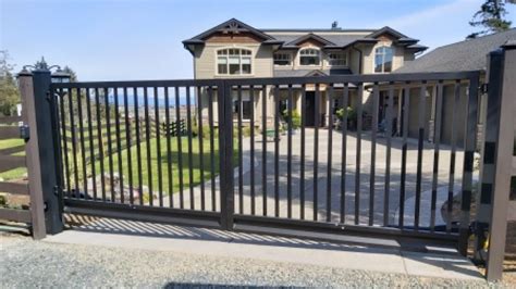 Driveway Gates Custom Aluminum Swing Driveway Gates Willow West