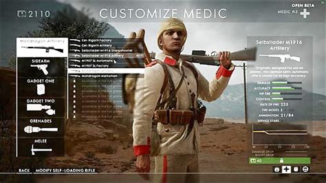 Battlefield 1 Medic Class Guide Battle Field Fong