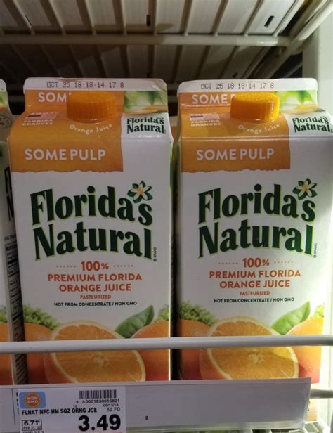 Floridas Natural Orange Juice Calories - change comin