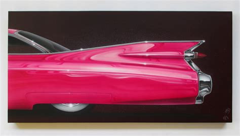 Pinstripe Chris: NEW Custom 59 Cadillac Painting Finished and For Sale!