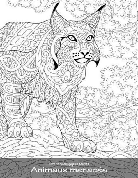 LIVRE DE COLORIAGE Pour Adultes Animaux Menacs 1 By Nick Snels French