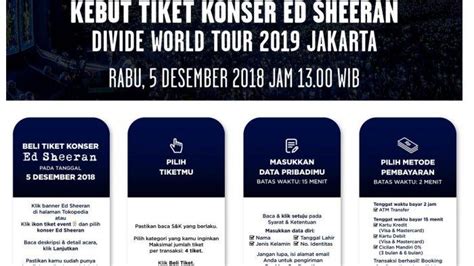 Cara Beli Tiket Konser Ed Sheeran Di Jakarta Mulai 5 Desember 2018