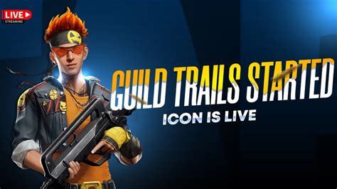 Free Fire Live Telugu Vs Guild Trails Boss Icon Yt Ff Live