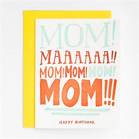 Mom Card Mothers Day Card Mom Birthday Card Funny