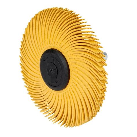 3M Scotch Brite Radial Bristle Disc BB ZS Mit Schaft Gelb 76 2 Mm