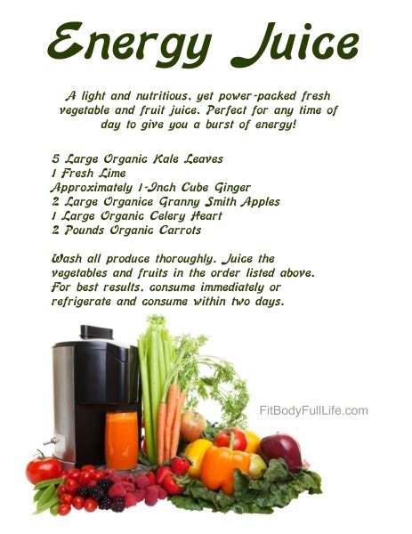 30+ Juice Recipes For Energy - EmlynHaigan