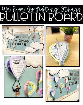 Hot Air Balloon Kindness Bulletin Board Kit By Heart And Wits By Miss Ritz