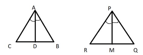 Triangle Abc Is Similar To Triangle Pqr If Bisector Of Angle Bac Meets