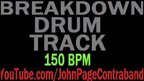 Breakdown Drum Track 150 BPM FREE Metal Hardcore YouTube