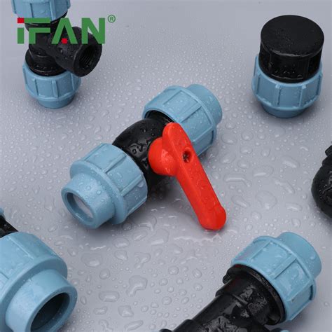 Ifan Irrigation System Plug Valve Elbow Tee Compression Hdpe Pipe