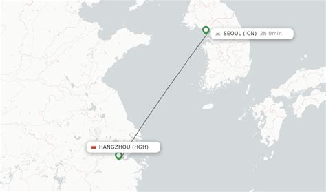 Direct Non Stop Flights From Hangzhou To Seoul Schedules