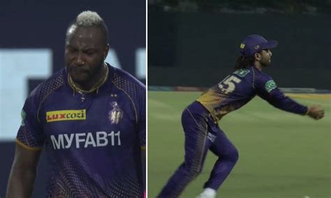 Andre Russell Lashes Out At Suyash Sharma For Dropping The Catch